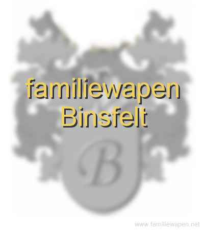 familiewapen Binsfelt