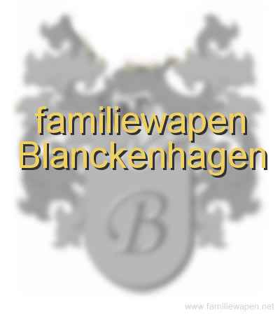 familiewapen Blanckenhagen