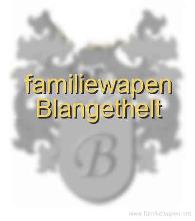 familiewapen Blangethelt