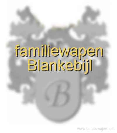 familiewapen Blankebijl