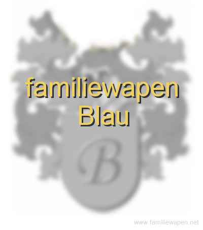 familiewapen Blau