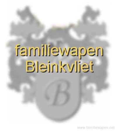 familiewapen Bleinkvliet