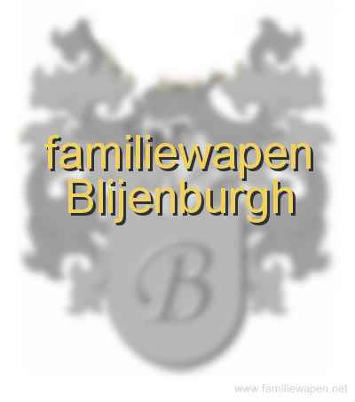 familiewapen Blijenburgh