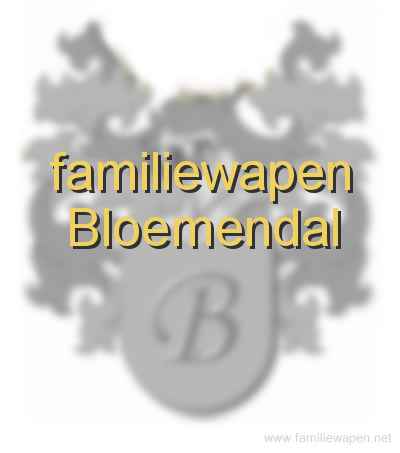 familiewapen Bloemendal