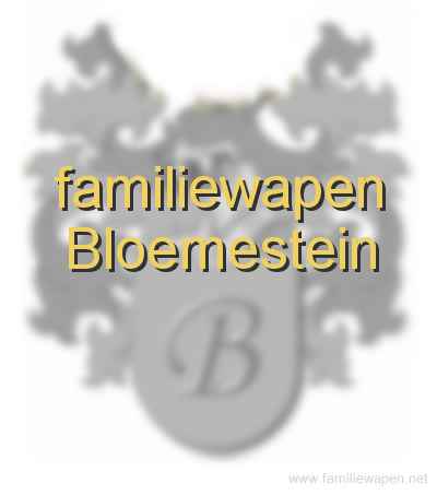 familiewapen Bloemestein