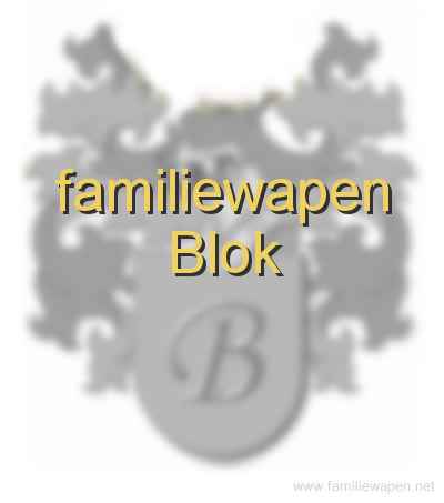 familiewapen Blok