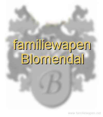 familiewapen Blomendal