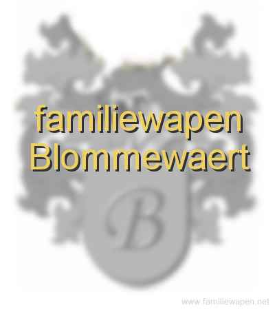 familiewapen Blommewaert