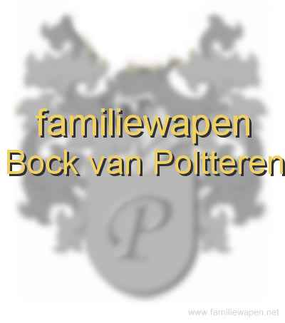 familiewapen Bock van Poltteren