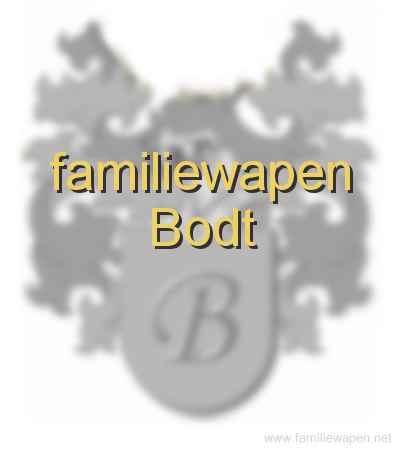 familiewapen Bodt