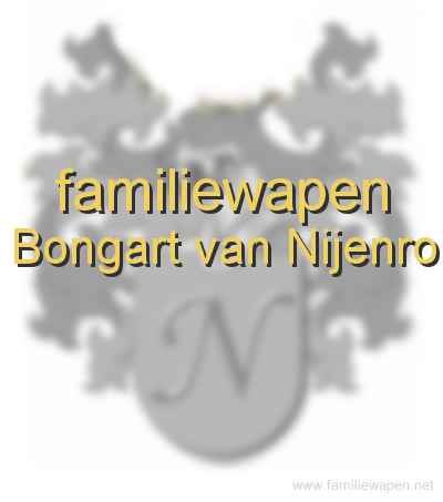 familiewapen Bongart van Nijenro