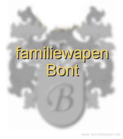 familiewapen Bont