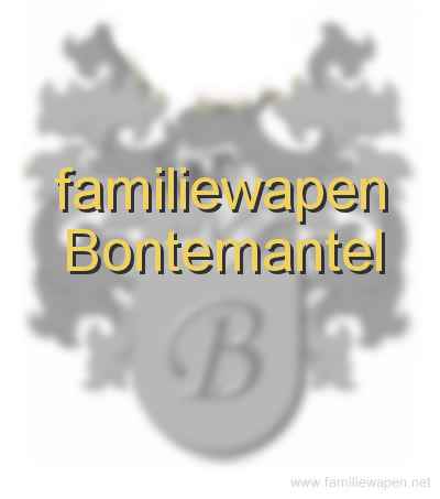 familiewapen Bontemantel