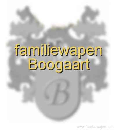 familiewapen Boogaart