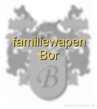 familiewapen Bor