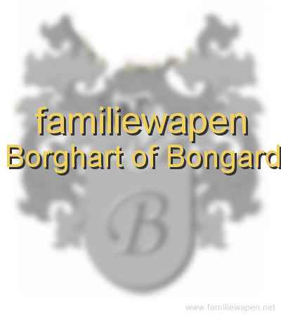 familiewapen Borghart of Bongard