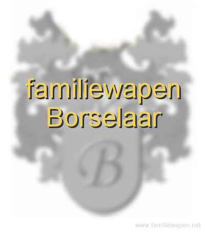 familiewapen Borselaar