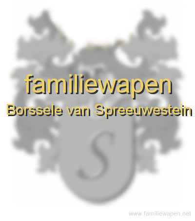 familiewapen Borssele van Spreeuwestein