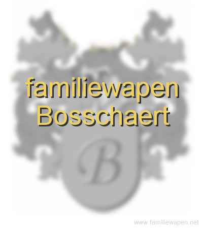 familiewapen Bosschaert