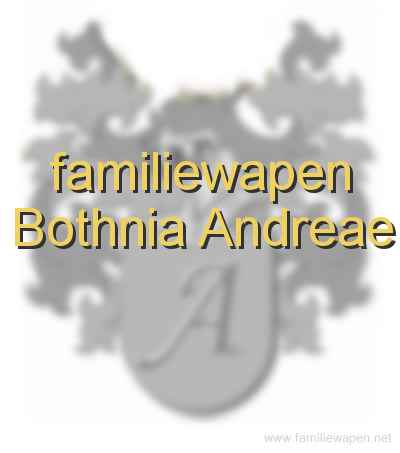 familiewapen Bothnia Andreae