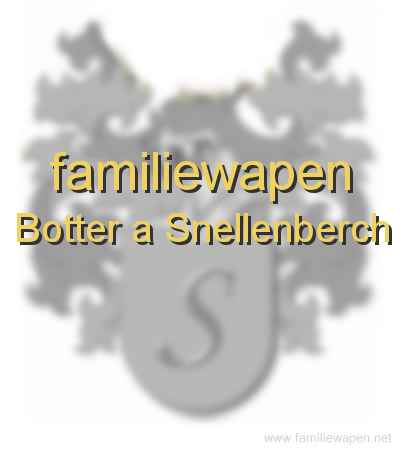 familiewapen Botter a Snellenberch