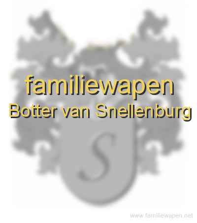 familiewapen Botter van Snellenburg