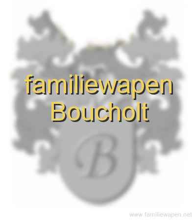 familiewapen Boucholt