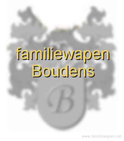 familiewapen Boudens