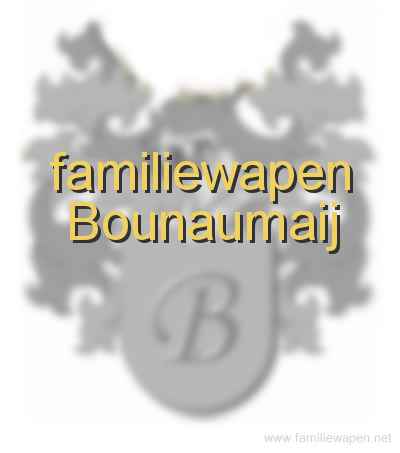 familiewapen Bounaumaij