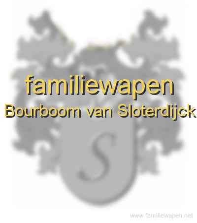 familiewapen Bourboom van Sloterdijck