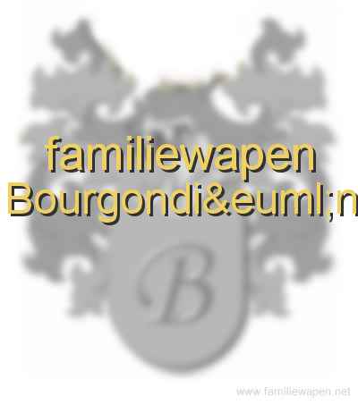 familiewapen Bourgondien