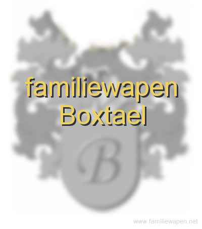 familiewapen Boxtael