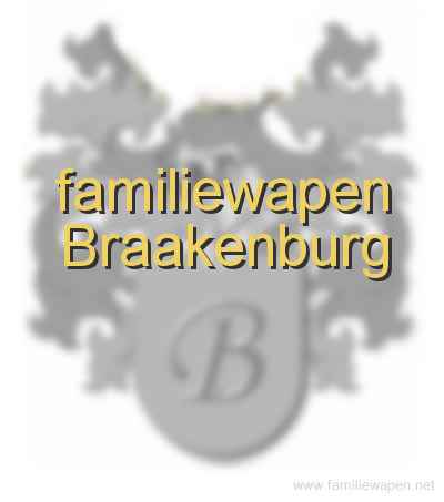 familiewapen Braakenburg