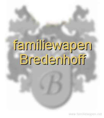 familiewapen Bredenhoff