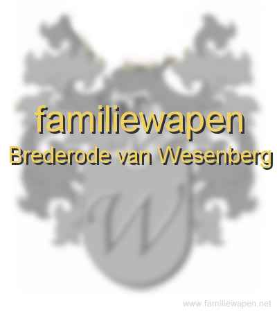 familiewapen Brederode van Wesenberg