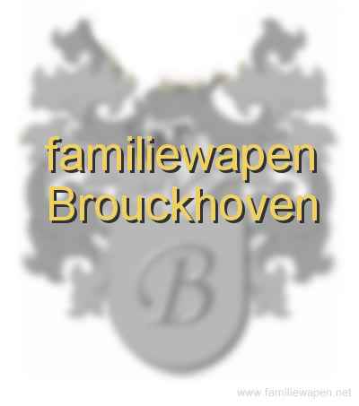 familiewapen Brouckhoven