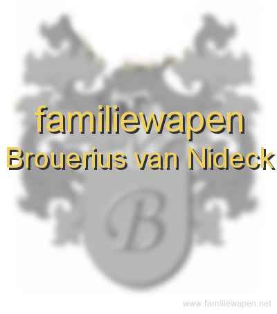 familiewapen Brouerius van Nideck