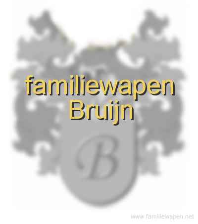 familiewapen Bruijn