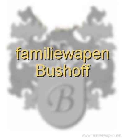 familiewapen Bushoff