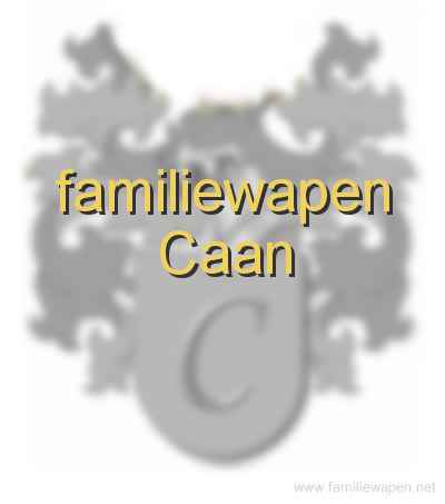 familiewapen Caan