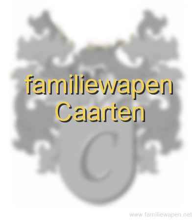 familiewapen Caarten