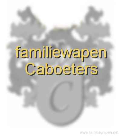 familiewapen Caboeters