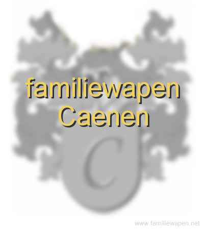 familiewapen Caenen