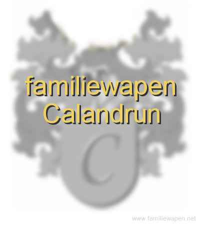 familiewapen Calandrun