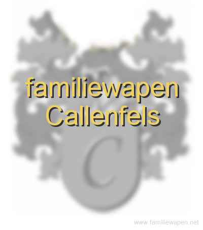 familiewapen Callenfels