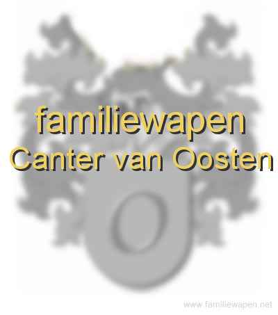 familiewapen Canter van Oosten