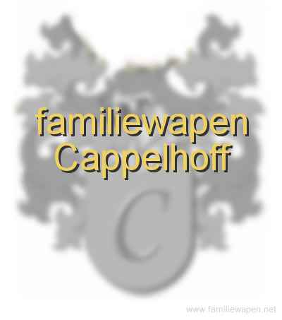 familiewapen Cappelhoff