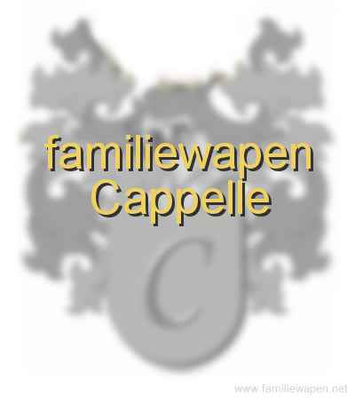 familiewapen Cappelle