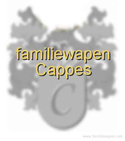 familiewapen Cappes