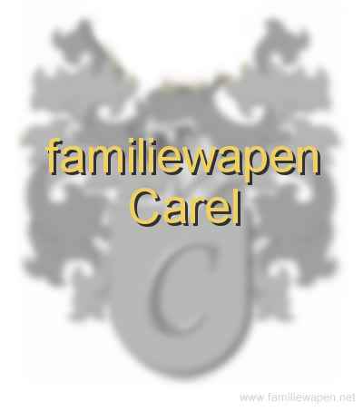 familiewapen Carel